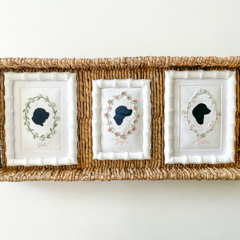 Framed Art - Pet Silhouette