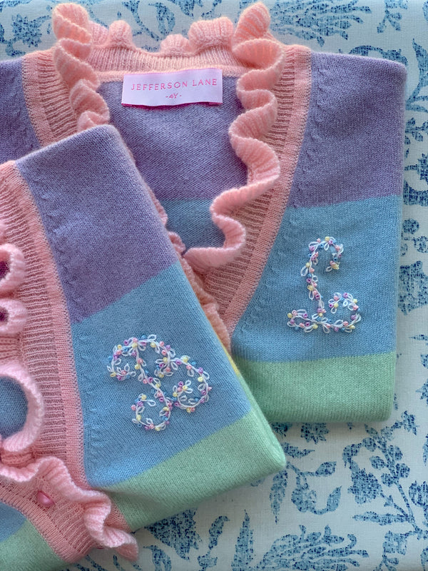 Single Funfetti Script Letter - Child