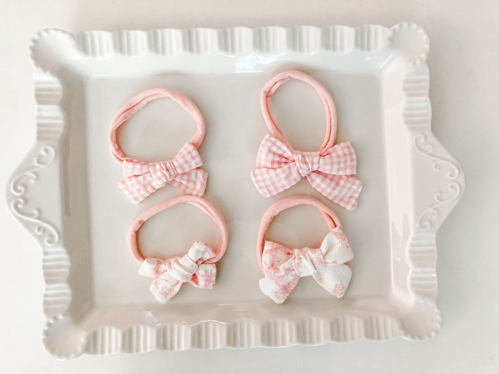 Baby Bows w/Clip or Nylon Band